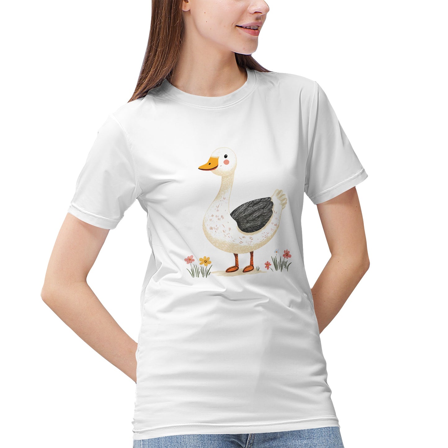 Cute Cartoon Duck - Vivispark T-Shirt