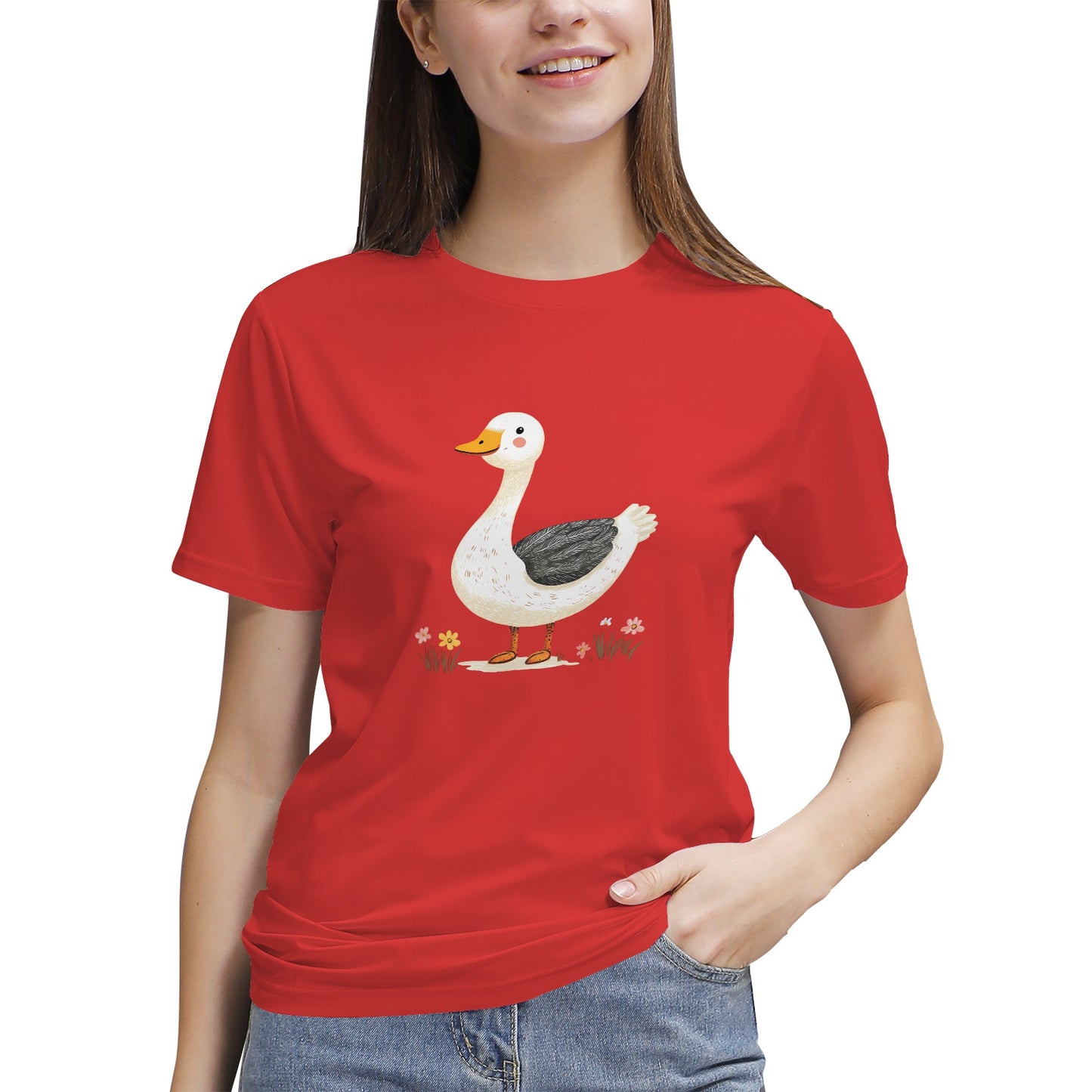 Cute Cartoon Duck - Vivispark T-Shirt