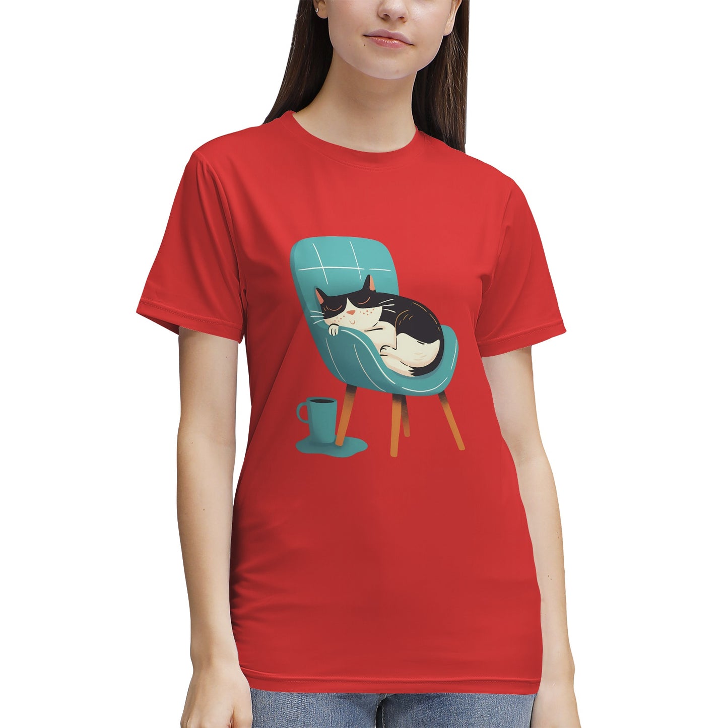 Kitten sleep on the chair T-Shirt