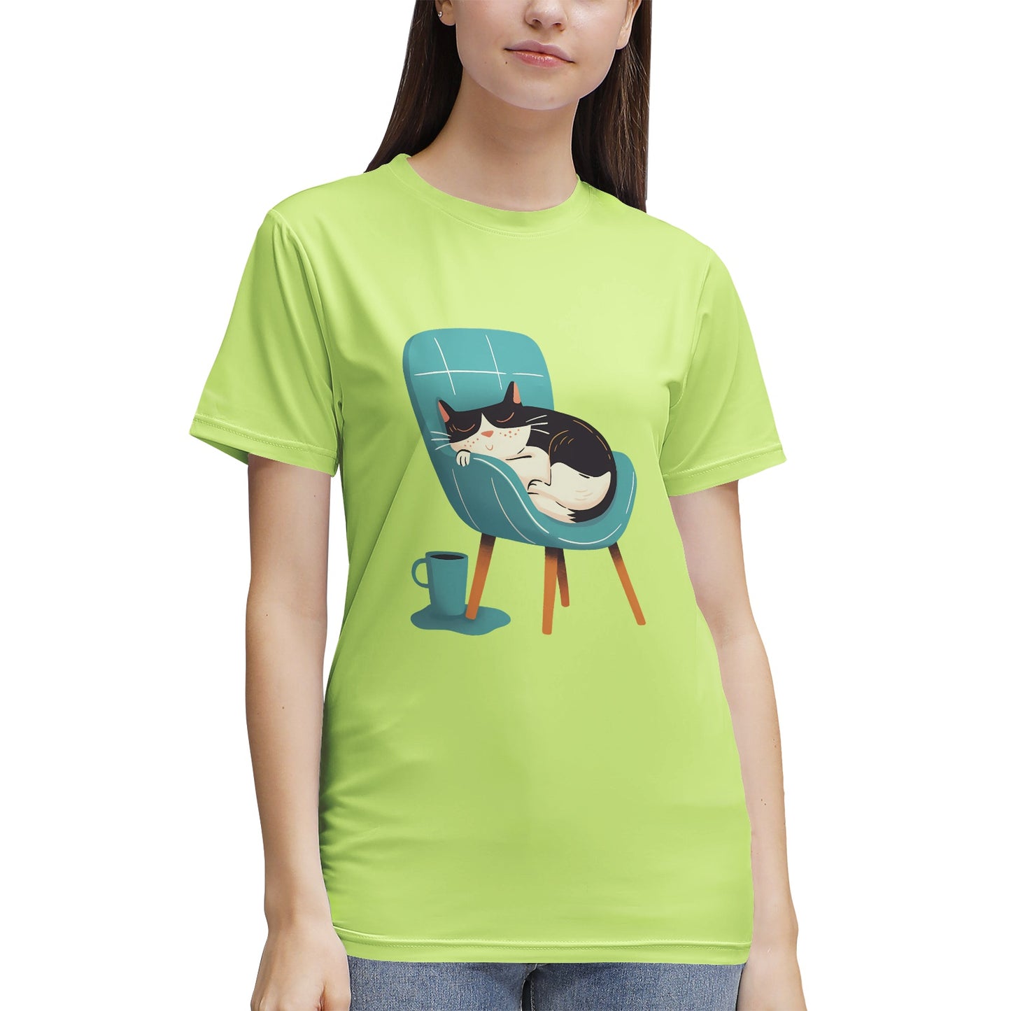 Kitten sleep on the chair T-Shirt