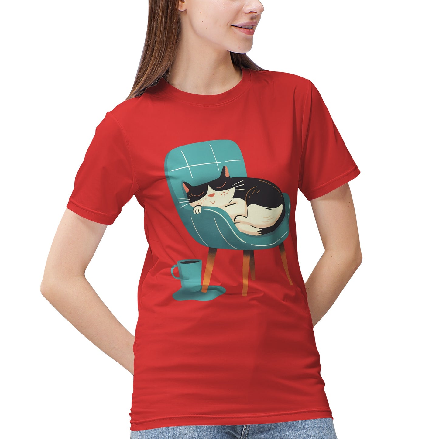 Kitten sleep on the chair T-Shirt