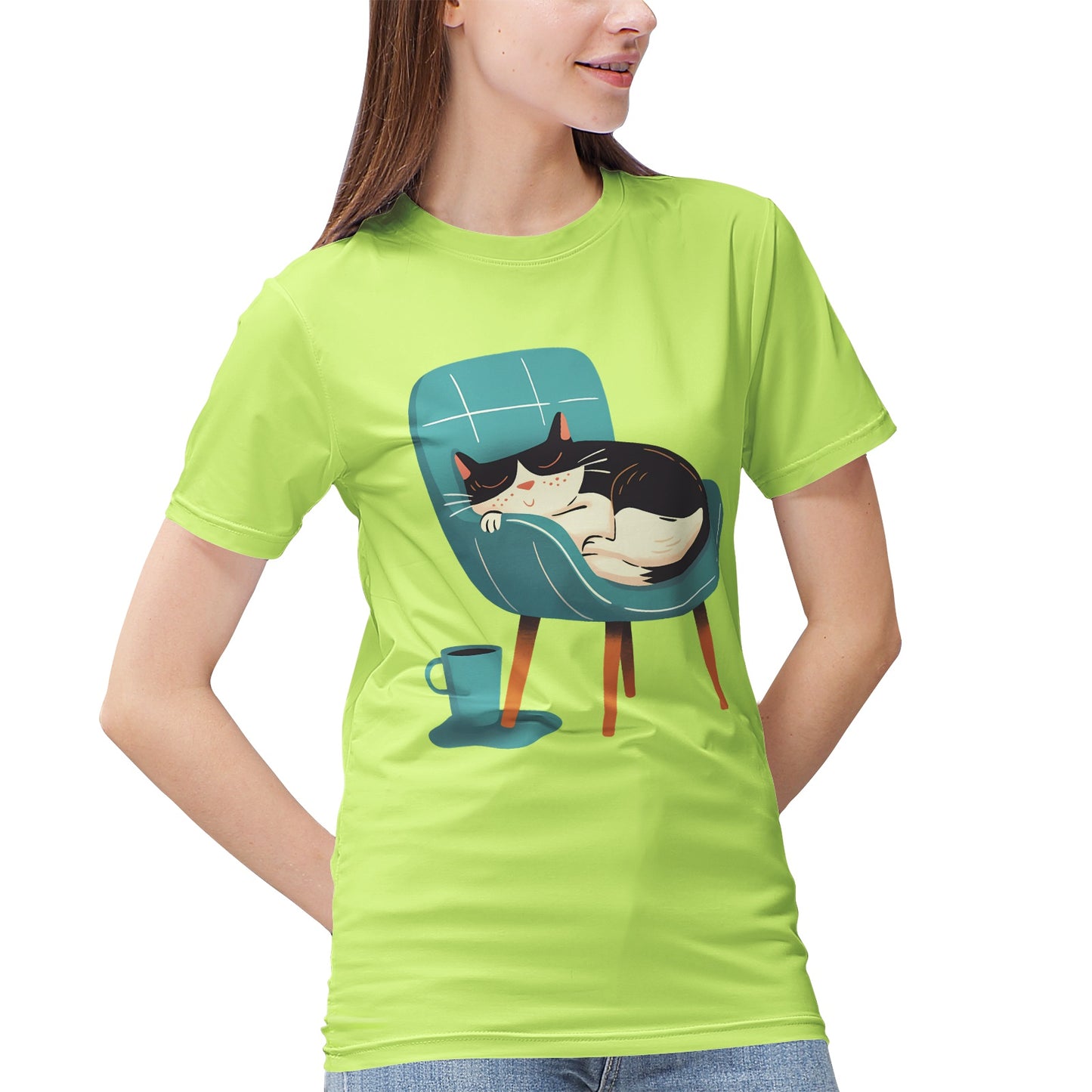 Kitten sleep on the chair T-Shirt