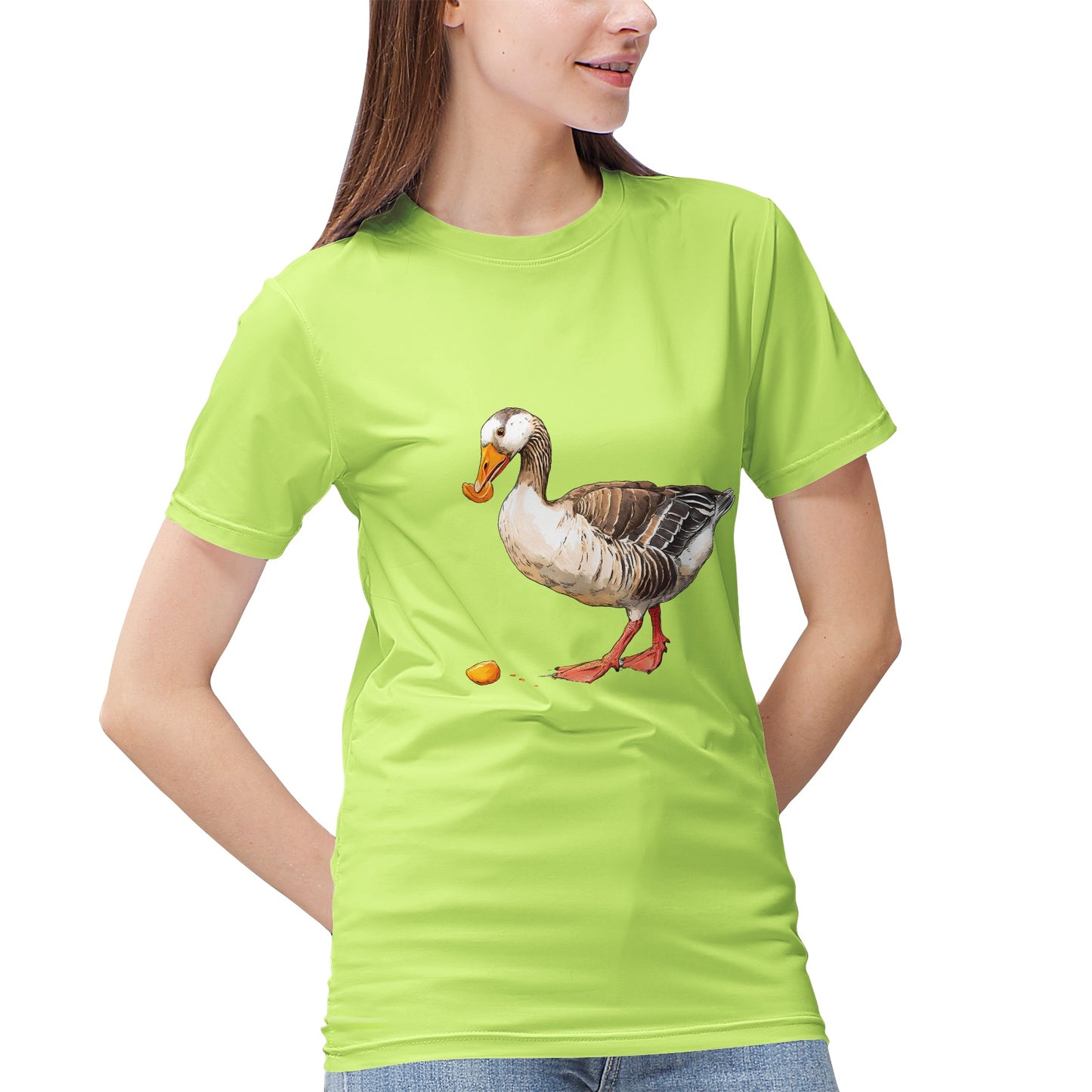 Realistic Goose Eating- Vivispark T-shirt