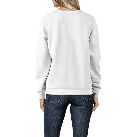 Adorable Orange Kitten -Women's Crew Neck Sweatshirt