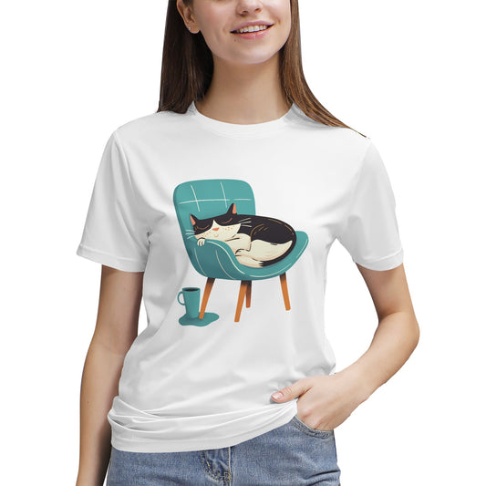 Kitten sleep on the chair T-Shirt