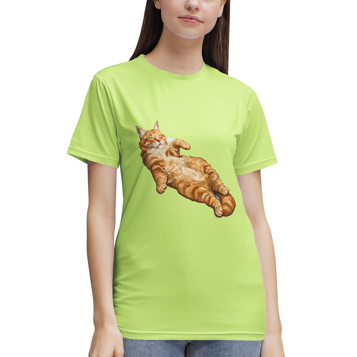 Relaxed Ginger Cat- Vivispark T-Shirt