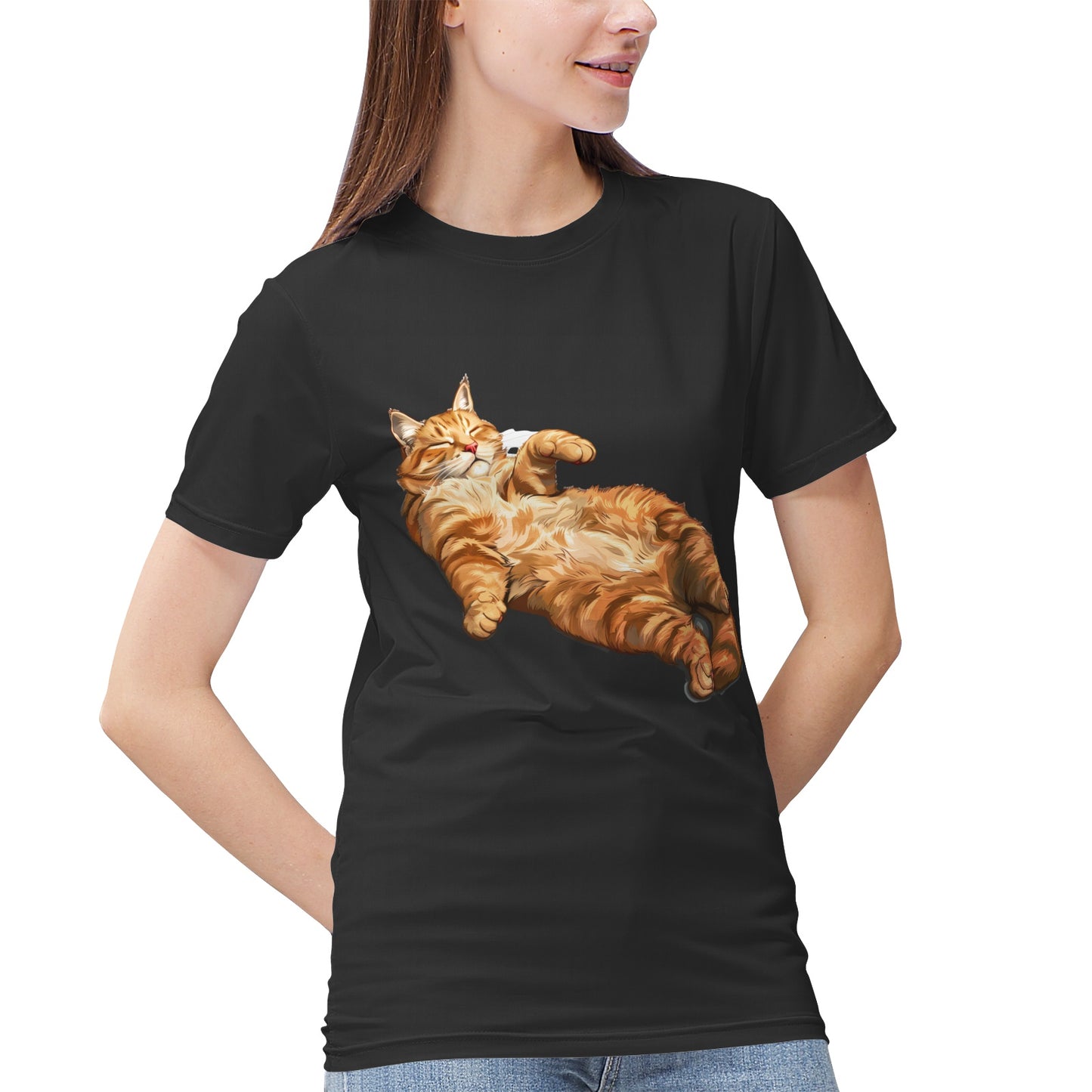 Relaxed Ginger Cat- Vivispark T-Shirt