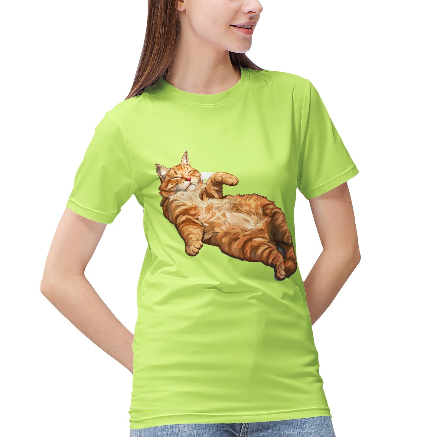 Relaxed Ginger Cat- Vivispark T-Shirt